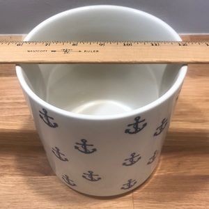 Nautical Ceramic canister. Excellent condition